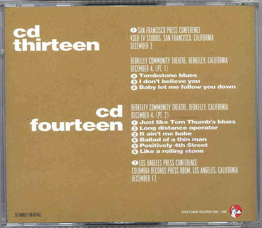 Bob Dylan - 1965 Revisited Vol. 9  ( 2 CD SET )  ( Great Dane Recs )