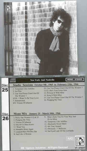 Bob Dylan - 1966 Definitive Collection Jewels & Binoculars   25/26 ( Vigotone )  ( 2 CD SET )