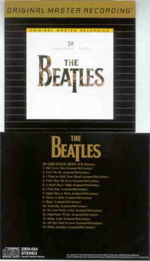 The Beatles - Dr. EBBETTS DBM 024 - 20 GREATEST HITS - US STEREO