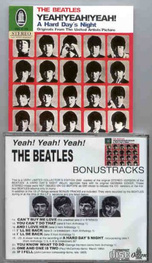 The Beatles - A Hard Day's Night ( Yeah , Yeah , Yeah ) ( Odeon )