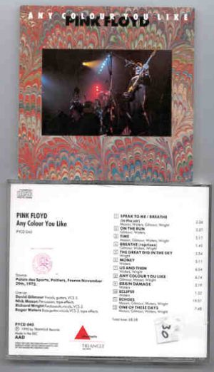 Pink Floyd - Any Color You Like  ( Triangle ) ( Palais des Sports, Poittiers, France , Nov 29th 1972 )