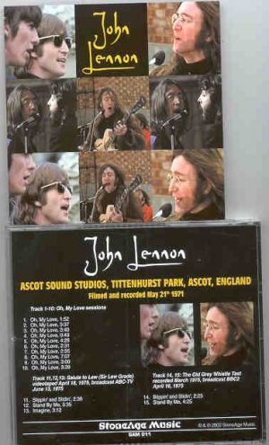 John Lennon - Ascot Sound Studios , Tittenhurst Park , England