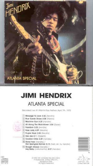 Jimi Hendrix - Atlanta Special  ( Swingin' Pig Recs ) ( Atlanta Pop Fest , April 7th , 1970 )
