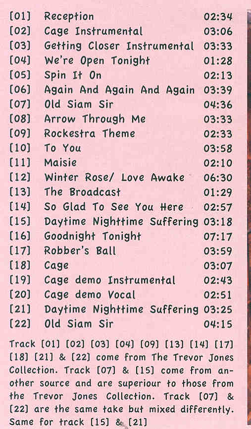 Paul McCartney - Back To The Egg Trevor Jones Collection Vol 2 ( Audiofon )