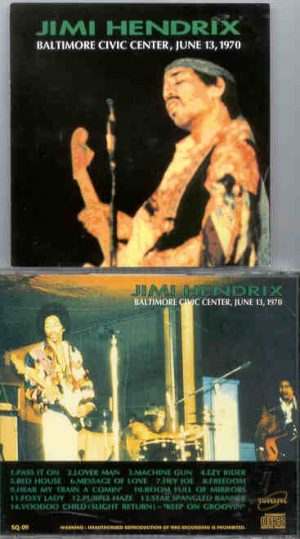 Jimi Hendrix - Baltimore Civic Center , June 13th , 1970