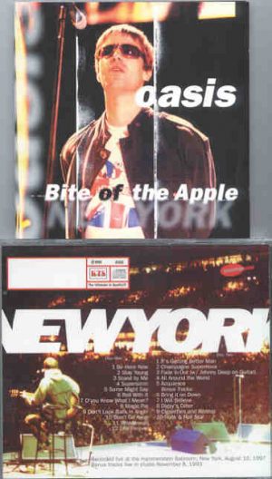 Oasis - Bite Of The Apple   ( KTS ) ( 2 CD SET ) ( New York , August 10th , 1997 )