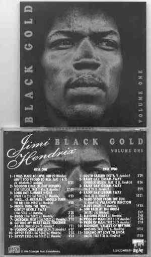 Jimi Hendrix - Black Gold Vol. 1 ( 2 CD Set ) ( Midnight Beat )( Excellent Collection of Studio Outtakes )