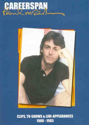 DVD Paul McCartney - Careerspan 1980 -1985 ( Clips , TV Shows & Live Appearances ) Vol 3
