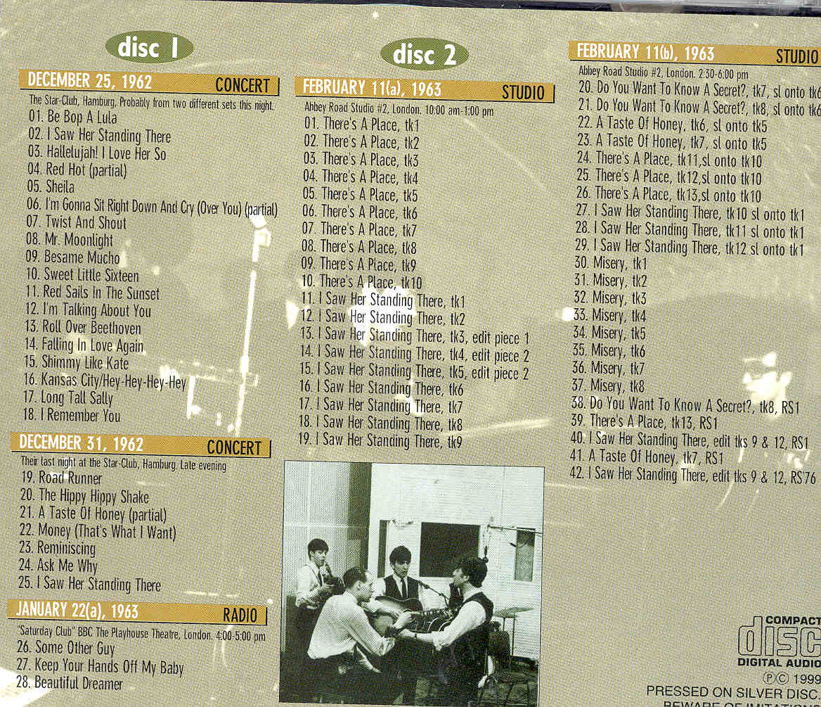 THE BEATLES / IN CONCERT★SECRET TRAX THE BEATLES / IN CONCERT☆SECRET TRAX