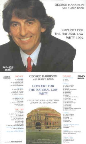 George Harrison - Concert For The Natural Law Party 1992 ( 2 CD + 1 DVD set )  ( Misterclaudel )
