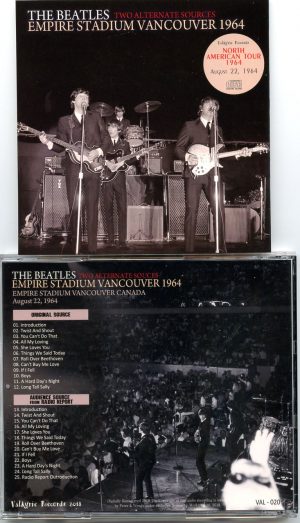 The Beatles – Empire Stadium Vancouver 1964 – Two Alternate Source – Valkyrie Records