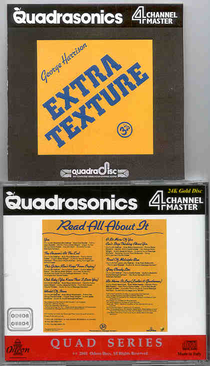 George Harrison - Extra Texture Quadraphonics   ( Odeon Quadraphonics )