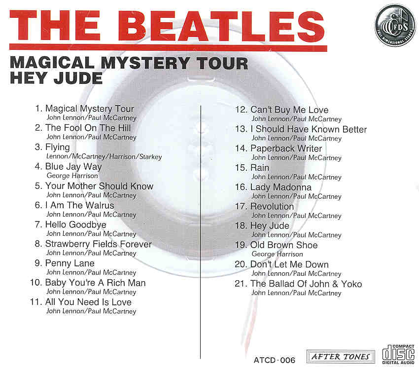 The Beatles - Full Dimensional Stereo Tape Magical Mystery Tour / Hey Jude
