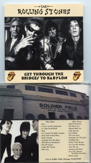 Rolling Stones - Get Though The Bridges To Babylon ( 2 CD!!!!! ) ( Live in Soldier Field , Chicago , September 23rd , 1997 )