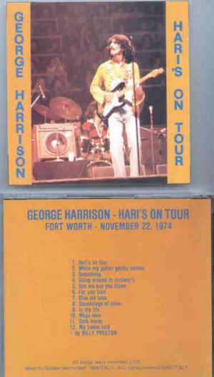 George Harrison - Hari's On Tour ( Forth Worth , November 22nd , 1974 )