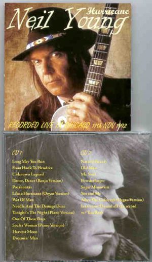 Neil Young / CSNY - Hurricane ( 2 CD set )( Live in Chicago , November 17th , 1992 )