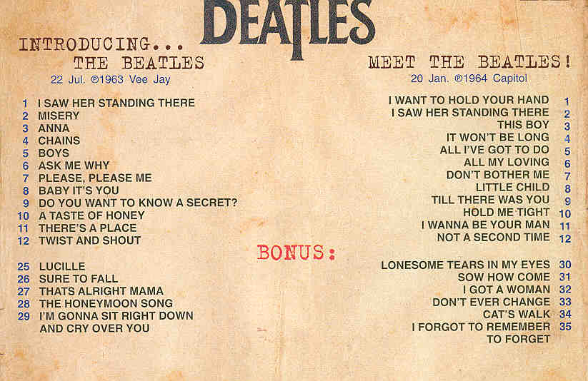 The Beatles - Introducing ... The Beatles / Meet he Beatles ( 2 in 1 Russian )