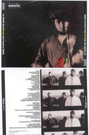 Oasis - La Mano De Dioasis ( 2 CD set ) ( Buenos Aires , Argentina , March 10th , 2010 )