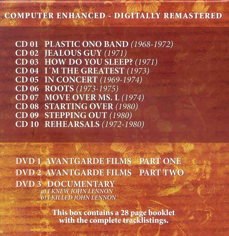 John Lennon - A Man Alone Special Edition Vol 1( 10 CDS + 3 DVDS SET + 28 Page Booklet )