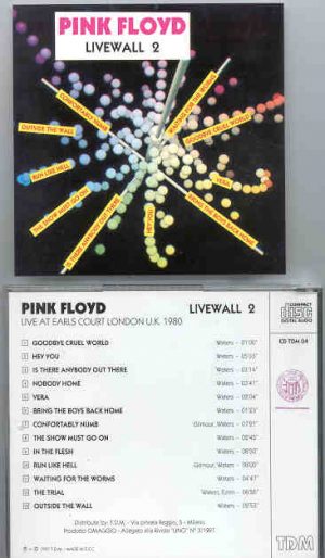 Pink Floyd - Live Wall Vol. 2  ( TDM )( Earls Court , London , UK , August 9th , 1980 )