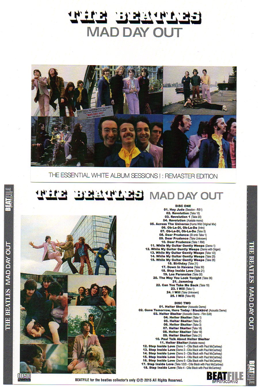The Beatles - Mad Day Out ( The Essential White Album Sessions Remastered ) ( BEATFILE )
