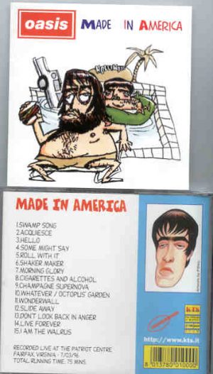 Oasis - Made In America ( Patriot Centre , Fairfax , VA , July , 3rd , 1996 ) ( KTS )