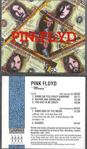 Pink Floyd - Money  ( 2 CD  SET ) ( Flashback ) ( Empire Pool , Wembley , London , UK , November 14th , 1974 )
