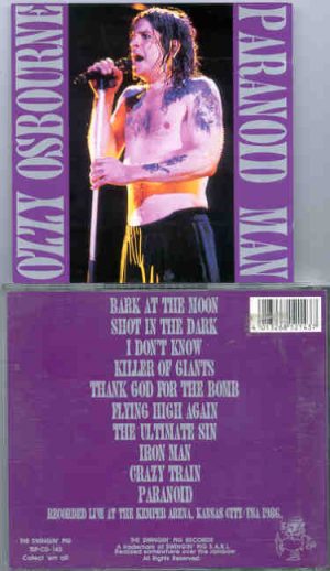 Black Sabbath - Paranoid Man ( Swingin' Pig )( Ozzy Osbourne Live At The Kemper Arena , Kansas City , USA , 1986 )