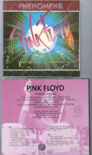 Pink Floyd - Phenomena  ( 2 CD  SET ) ( BBC Radio 68/69 + Playhouse Theater , London , UK , Sept 16th , 1970 )