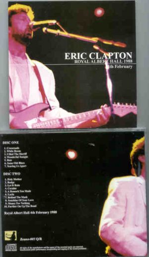 Eric Clapton - 9 Wonderful Nights At Royal Albert Hall 1988 ( February 4th ) ( 2 CD set ) ( Beano )