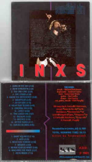 Inxs - Something Extra ( Live in London , UK , July 13th , 1991 ) ( 2 CD set ) ( KTS )