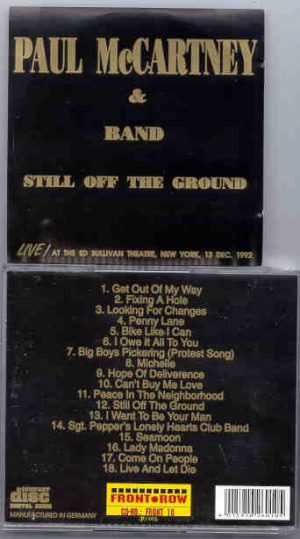 Paul McCartney - Still Off The Ground ( Live in New York , 1992 )