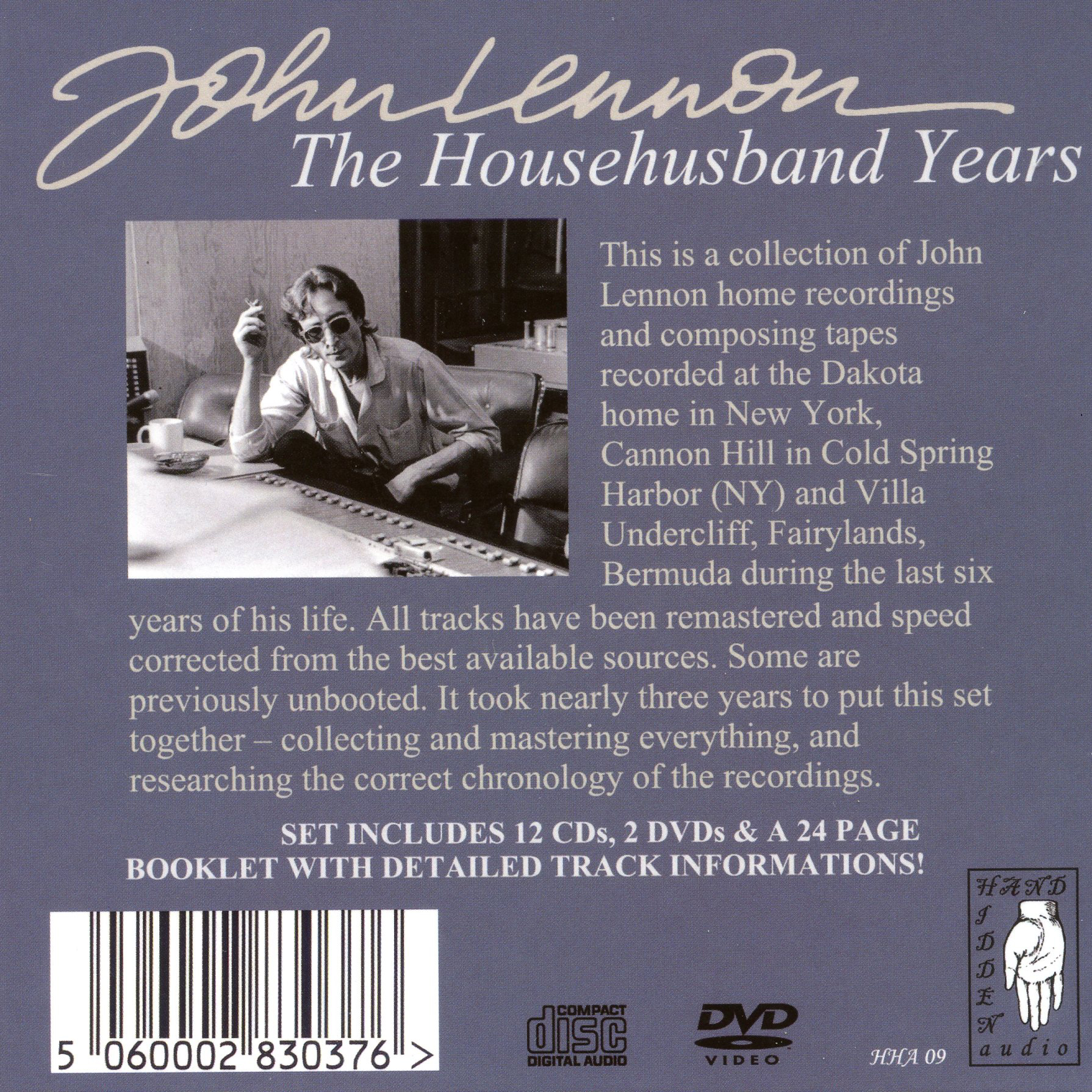 John Lennon - The Househusband Years 1975 - 1980 ( 12 CDs - 2 DVD SET - 24 Pages Booklet )