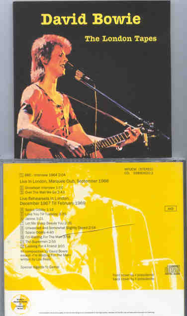 David Bowie - The London Tapes ( WPOCM ) ( Marquee Club , London , September 1966 )