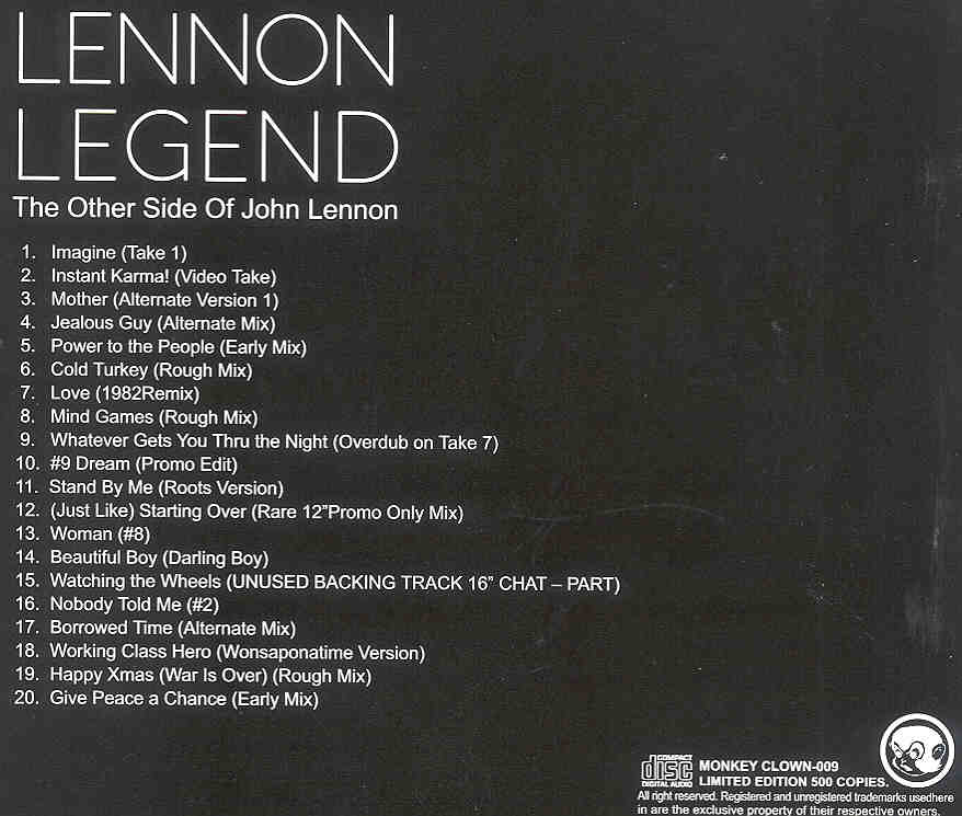 John Lennon - The Other Side Of John Lennon ( 2010 Monkey Clown )