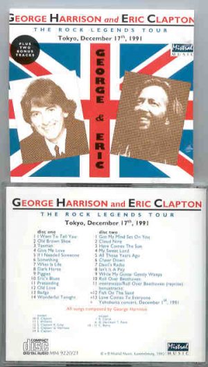 George Harrison - The Rock Legends Tour ( W/ Eric Clapton ) ( 2 CD set )