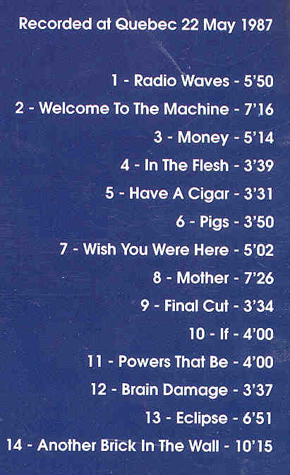 Roger Waters - The Tide Is Turning      ( On Stage )