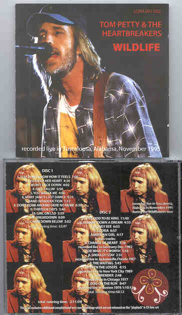 Tom Petty - Wildlife ( 2 CD set ) ( Live at Tuscaloosa , Alabama , USA , November 1995 + Bonustracks)