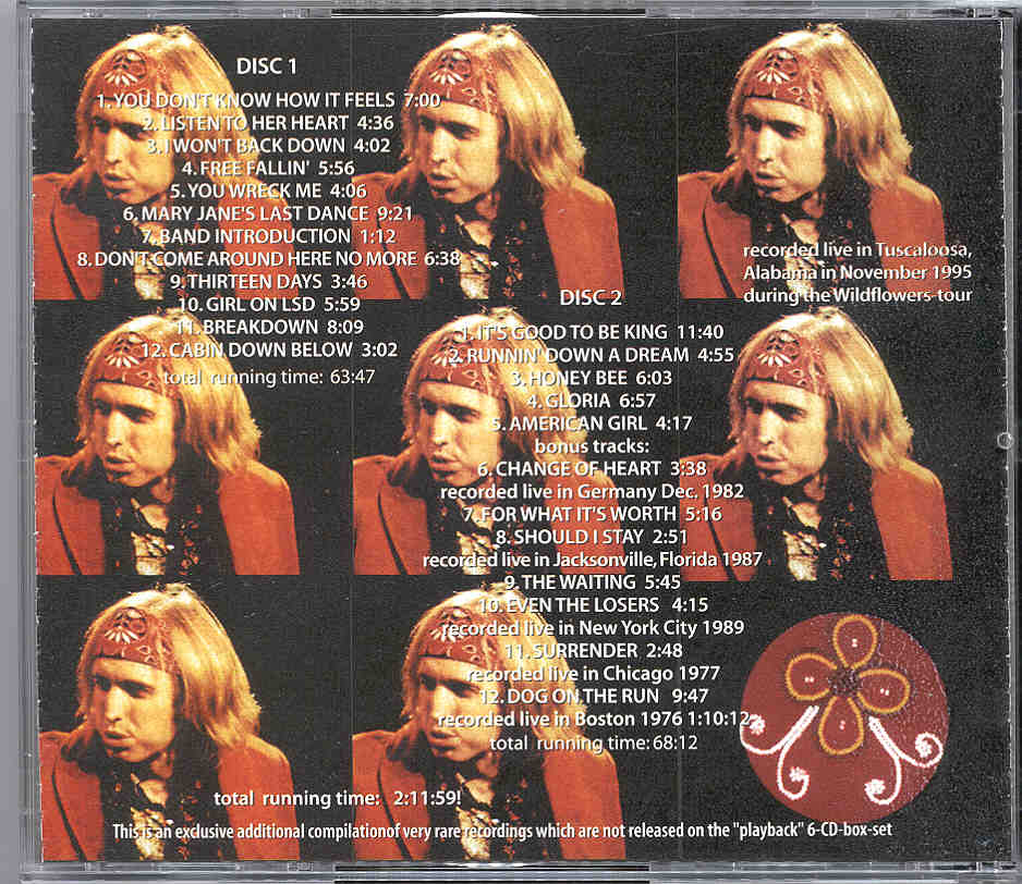 Tom Petty - Wildlife ( 2 CD set ) ( Live at Tuscaloosa , Alabama , USA , November 1995 + Bonustracks)