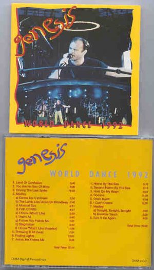 P. Gabriel / GENESIS / P. Collins - World Of Dance 1992 ( 2 CD SET )