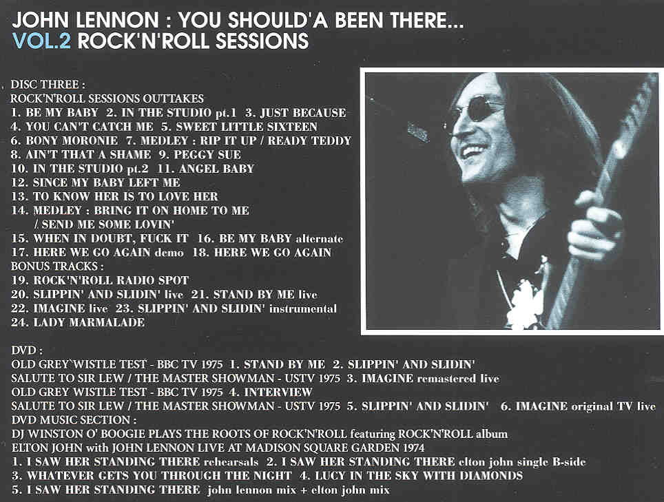John Lennon - You Should Have Been There Vol. 2 ( 1 CD + 1 DVD set )