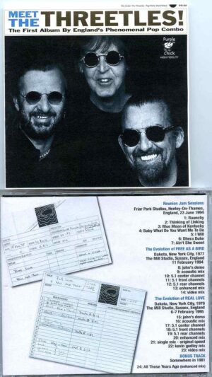 The Beatles - Meet The Threetles ! ( Evolution of Real Love  & Free As A Birdplus Reunion Jam Sessions )