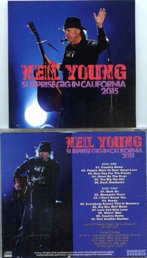 Neil Young - Surprise Gig In California ( 2 CD ) ( SLD Brewing Company , San Luis Obispo , CA , USA , April 16th , 2015 )