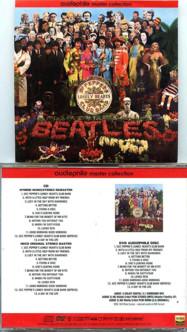 The Beatles- Audiophile Master Collection - Sgt. Pepper´s Lonely Hearts Club Band   ( 1 CD - 1 Audiophile DVD SET )