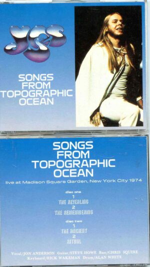 Yes- Songs From Topographic Ocean  ( 2 CD SET ) ( Live at Madison Square Garden , New York , USA , Feb 18th , 1974 )