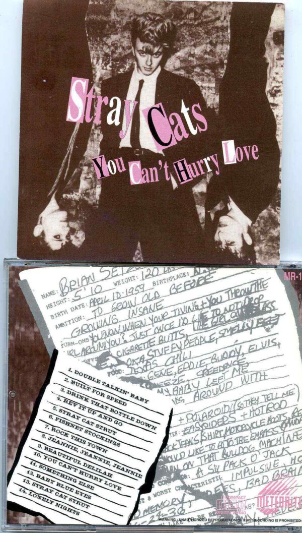 Stray Cats- You Can´t Hurry Love  ( Meteorite )  ( 14 Live Unreleased Tracks )