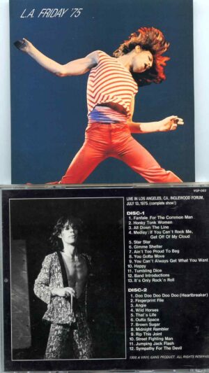 L.A. Friday 1975 ( 2 CD SET)( Vinyl Gang )( Inglewwod Forum, LA, CA, USA, July 13th 1975 Complete )
