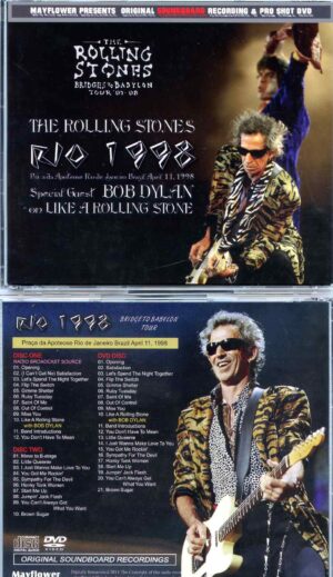 Rolling Stones - Rio 1998 ( 2 CD - 1 DVD ) ( MAYFLOWER ) ( Praca da Apoteose Rio de Janeiro Brazil April 11th, 1998 )