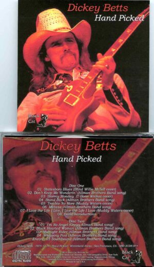 Allman Brothers - Hand Picked ( 2 CD SET ) ( Dickey Betts at Winterland Arena, San Francisco, CA, USA, December 14th, 1974 )