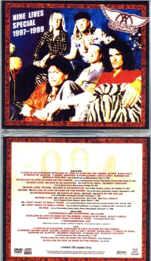 Aerosmith - Nine Lives Special 1997 - 1999 ( 1 CD - 2 DVD SET ) ( UK, Germany , Holland 1997 plus USA 98-99 and more )